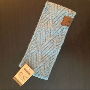 Women’s Winter Ear Warmer Blue Headband, Brand New